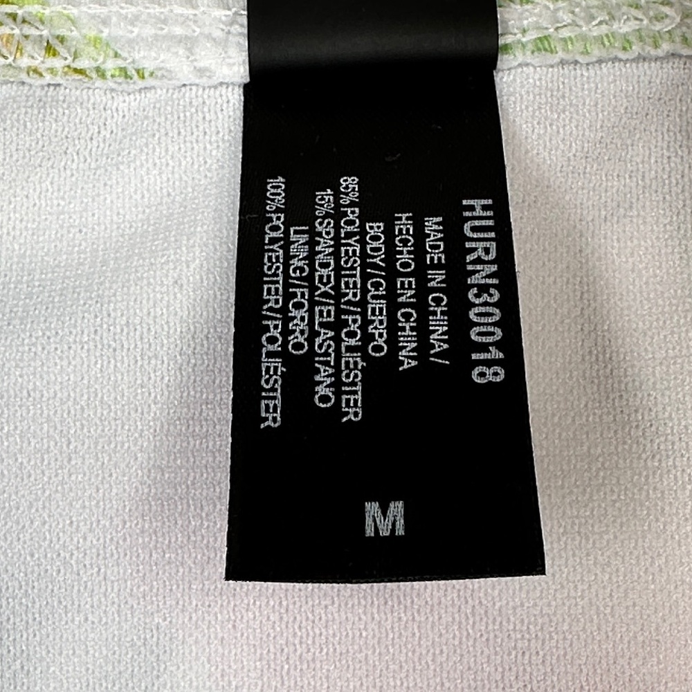 HURLEY Women’s Surf Floral With Zipper Swimsuit Size M - Picture 5 of 9